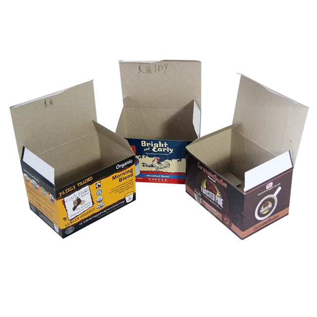 
Professional Printed Custom Cheap Coffee Paper Packaging Box 