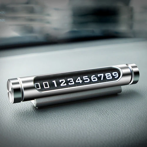 Licheers Free Shipping Night Luminous Car Parking Card Telephone Number Car Parking Phone Number Card