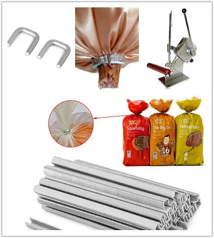 U shaped aluminum sausage clips for sausage casing