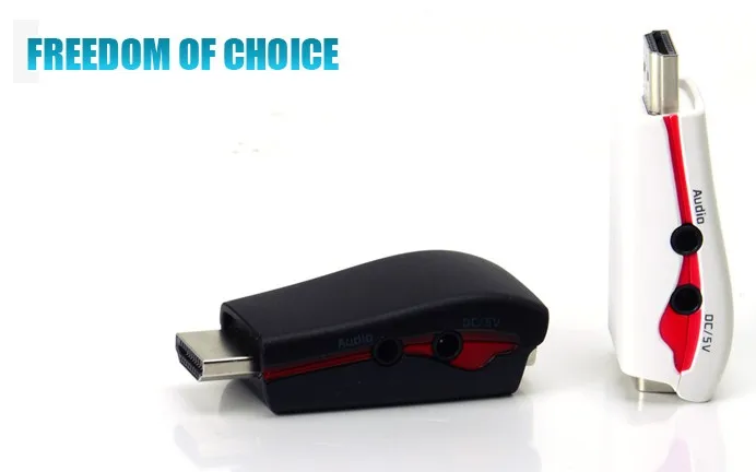 Hdmi to VGA Adapter with Power and Audio