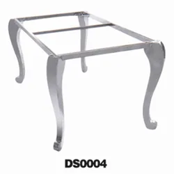 Factory Wholesale Coffee Table Base Metal Furniture Leg Stainless Steel Table Frame for Glass Dining Table