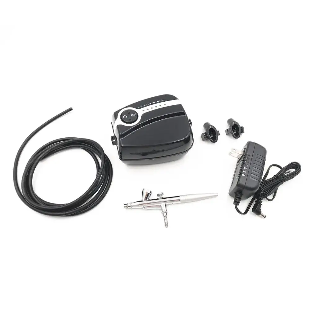 Portable Foundation Airbrush Kit Machine Mini Airbrush Compressor for Makeup Set and Nails