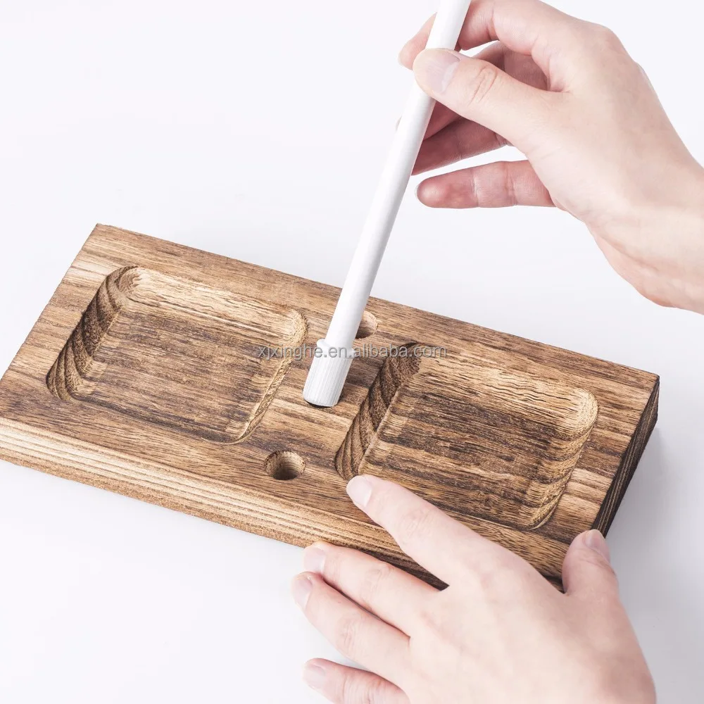 
Jewelry Tree Stand With White Metal and Wood Basic To Storage Necklaces Bracelets Earrings 