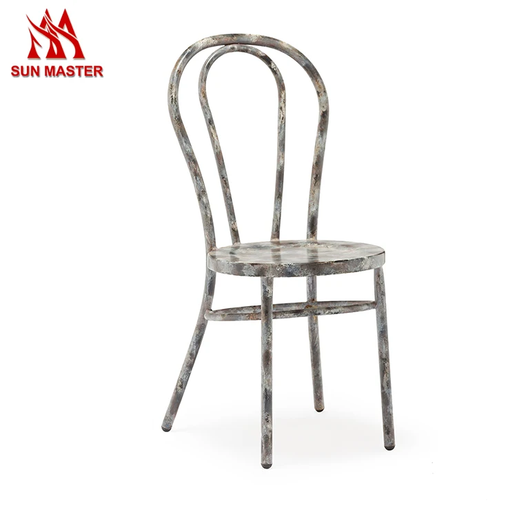 High Quality Creative Furniture Leisure Facilities Vienna Cafe Chair With Footrest Bar Dining Chair