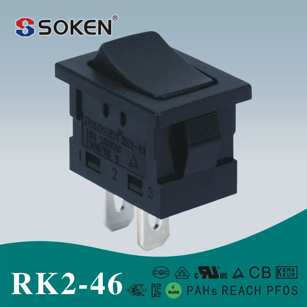 Rk2-46 RoHS TUV мгновенный вкл выкл перекидной переключатель 16a 250 В AC t85
