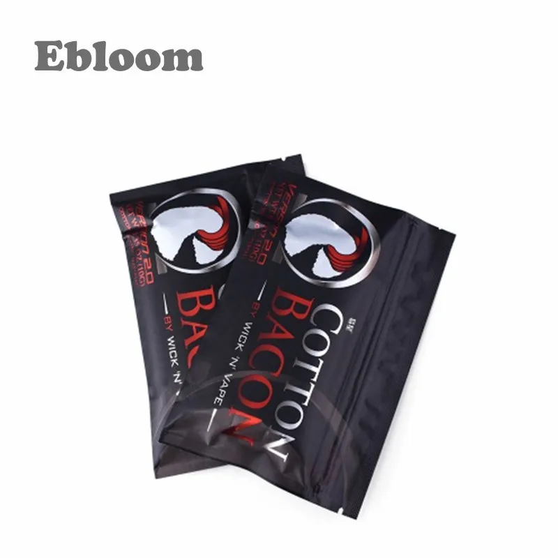 
Best selling Bacon cotton pack organic cotton fabric vape cotton for electronic cigarette 