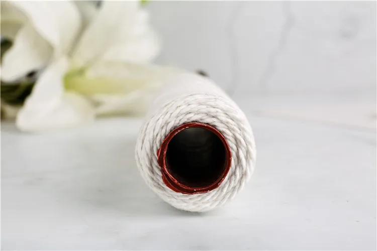 good price of leadless smokeless Cotton Candle Wick spool roll