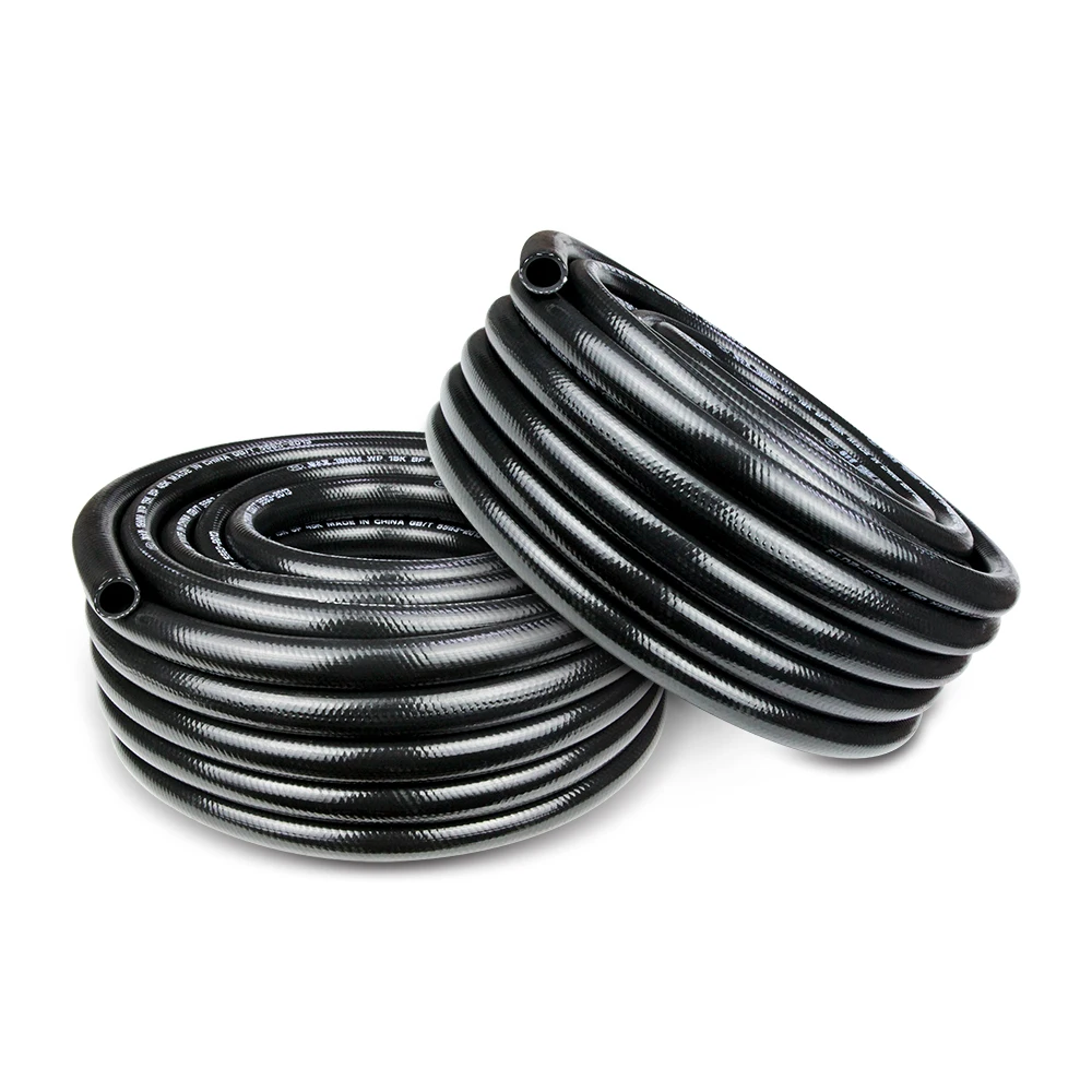 
8mm*14mm*100 meters factory direct sale three pvc layer strong high pressure multifunction industry air oil chenmicals hose 