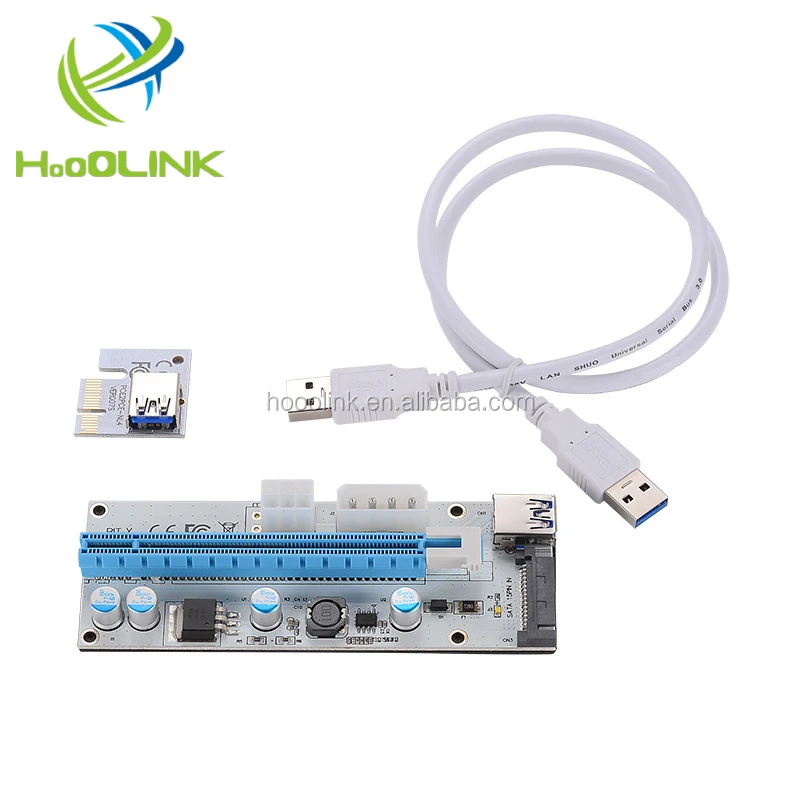 Factory direct high quality 4P 6P 15P 3 in 1 pci riser ver008s