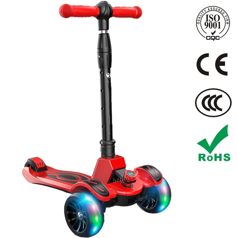 Amazing Wholesale Price Foldable Flashing Wheel Kids Scooter, 3 Wheel Kids Kick Scooter