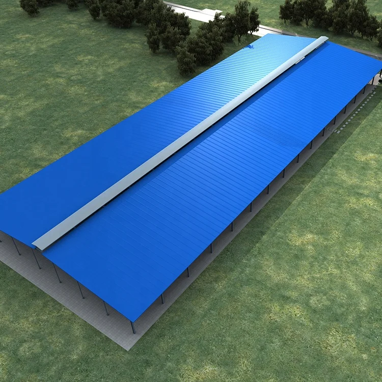 2024 Hot Selling prefab steel building automatic chicken house with egg cage