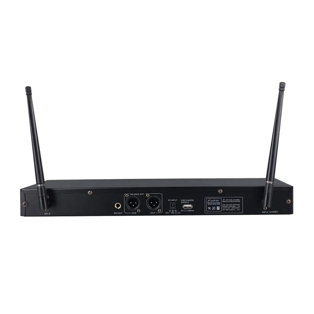 2020 style bm722k silver colour home KTV uhf wireless mic