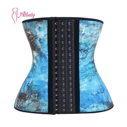 ATBUTY, мраморный Длинный Торс, латексный тонкий корсет, тренажер для талии со стальной косточкой