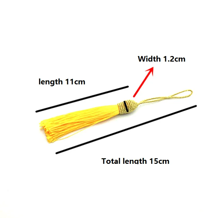 Cheap Wholesale Silk Thread Keychain Mini Nipple Tassels for Jewelry Making