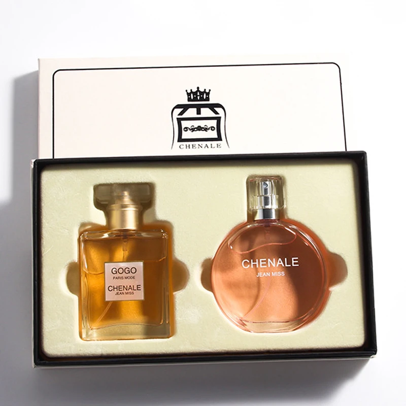 50ML x 2 ladies gift box set lawomen perfume accept OEM/ODM