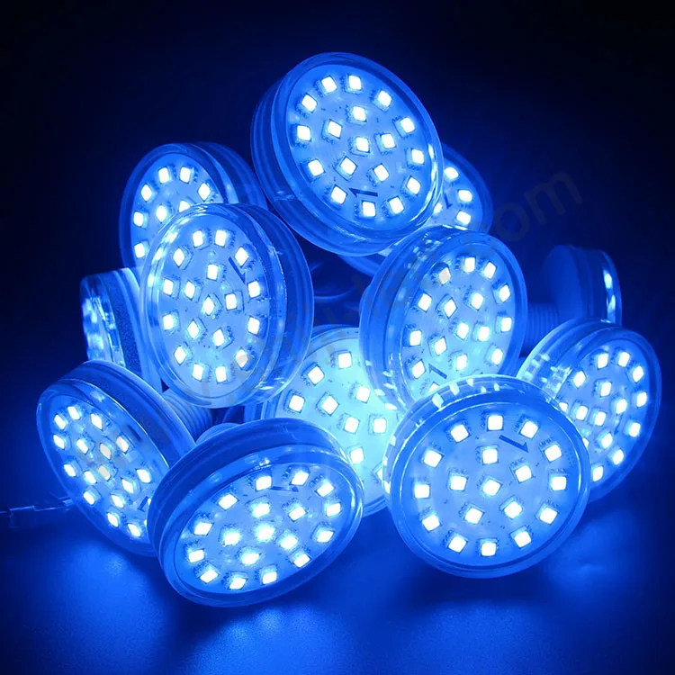Волшебный Цвет Водонепроницаемый 60 мм 18 точек rgb DMX светодиодный пиксель UCS2903 освещение для парка