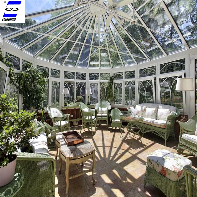 aluminum sunroom glass room house design winter garden