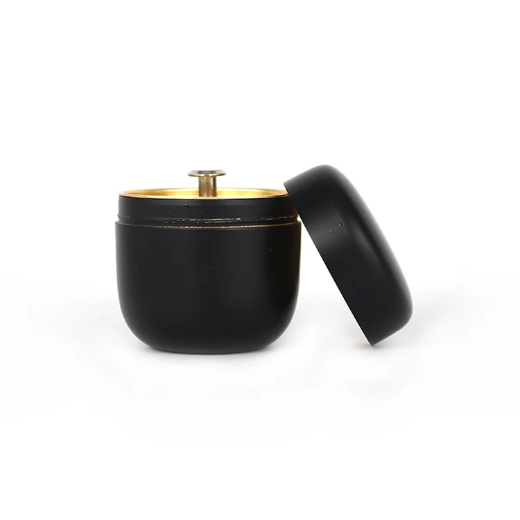 Custom Metal Coffee Tea Tin Can Wholesale Small Round Chocolate Packaging Box