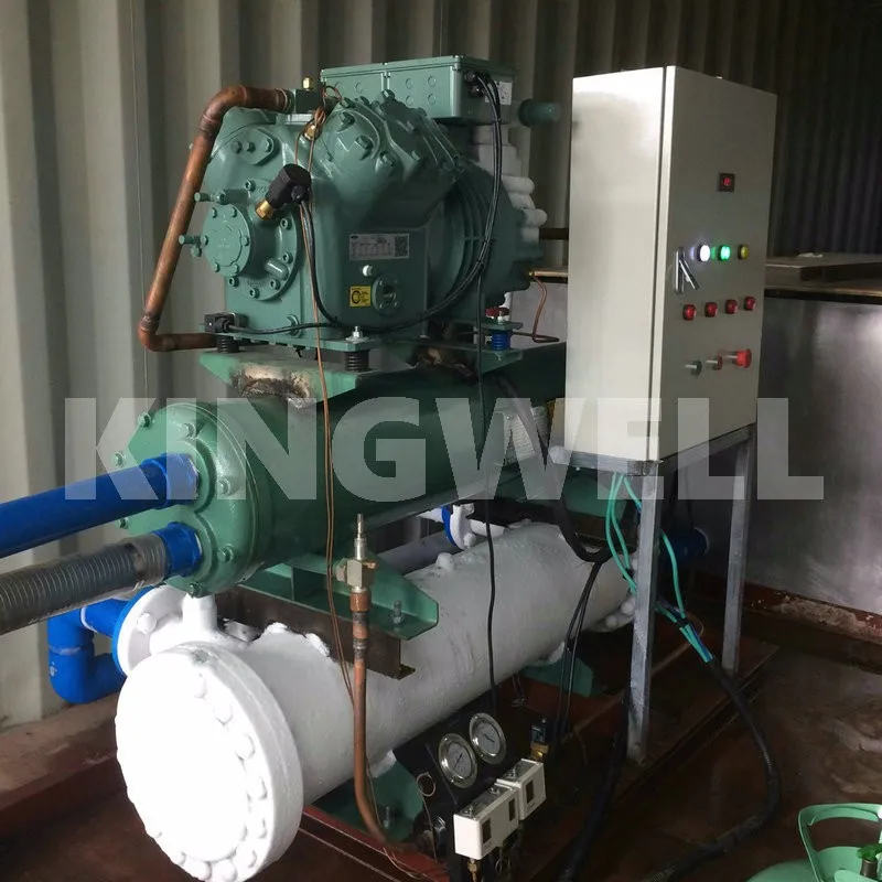 Kingwell Ice Making Machine Block Ice Machine Industrial Ice Maker For Sale