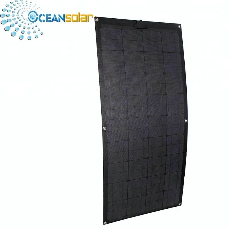 ETFE high efficiency 100w semi  flexible solar panel for greenhouse charge
