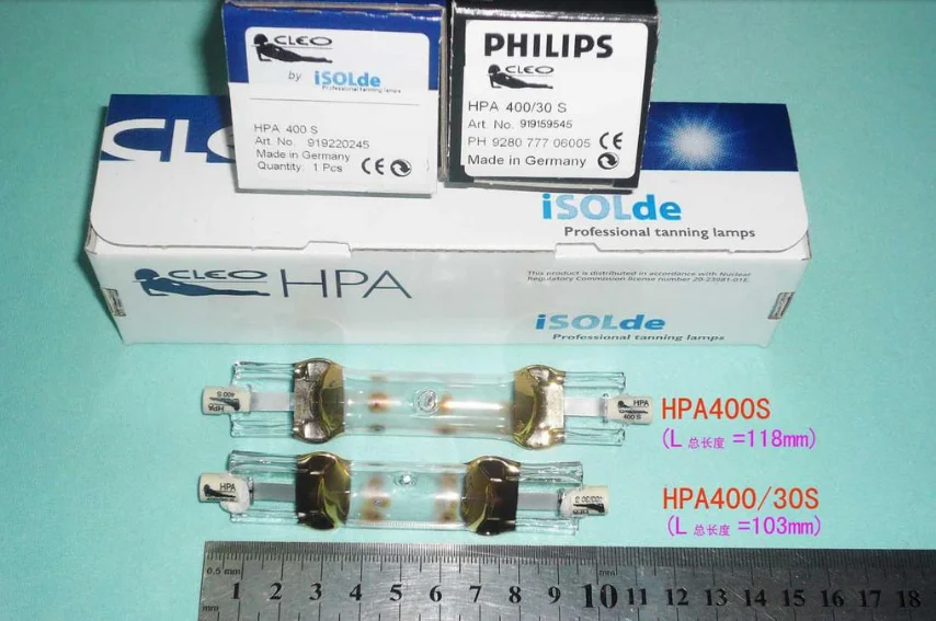 Лампы Hpa 400 S/300S Ndt для солнечного загара, лампа для металлических стеклянных поверхностей, УФ галогенная ртутная лампа