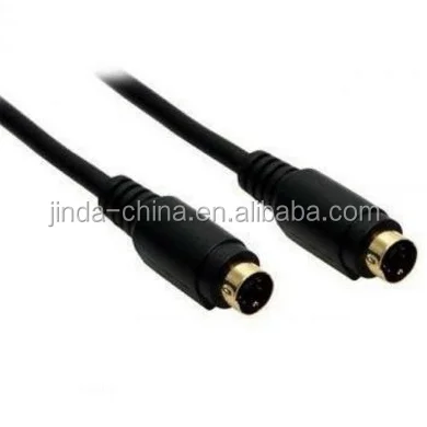 S-Video cable 4p 1:4 mini DIN-plug, Video Cable, Supervideo cable