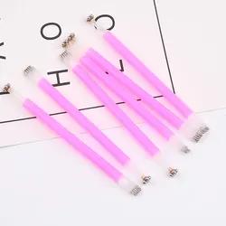 Misscheering HOT Double Head Nail Art Magnet 3D Cat Eyes Magnetic Stick Pen Gel Polish Flower Stripe Pattern DIY Manicure Tool