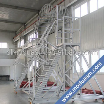 Высококачественного алюминиевого промышленного шаг платформы для обслуживания платформы