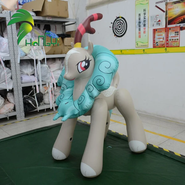 Hongyi Custom Cartoon Toy Lovely Inflatable Horse