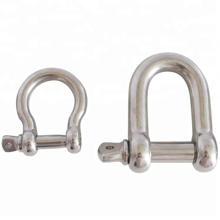 M32 Stainless steel rigging swing hanger d shackle