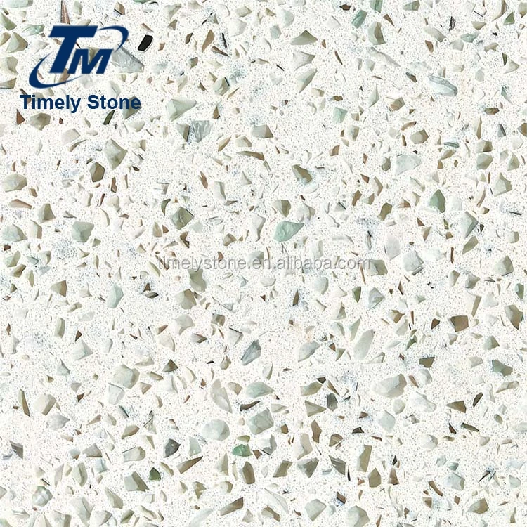 
Speckle White Color Artificial Vanity Tops Quartz Stone 