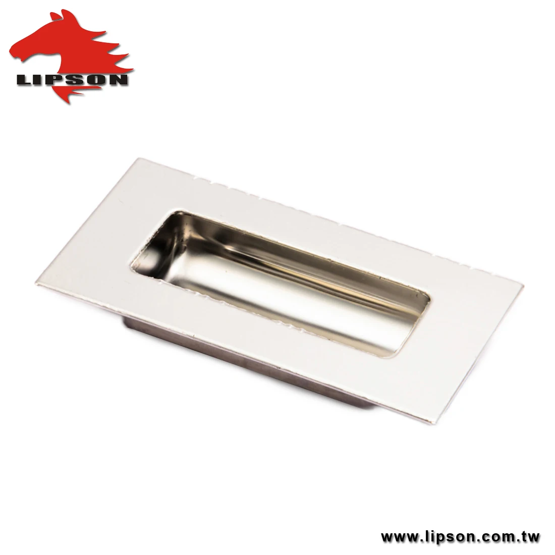 HP-002 Cabinet Drawer Concealed D Flush Grip Hidden Industrial Recessed Stainless Steel Embedded Square Pull Handle