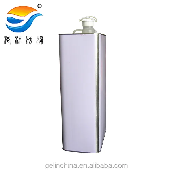 3L -5L SQUARE OIL TIN CAN WITH POUR SPOUT
