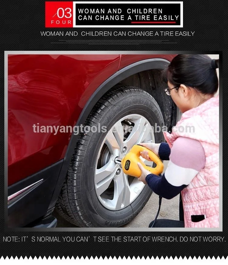 2024 Dc12v Chinese Supplier Professional Rogtz Socket Cordless Driver Electric Car Jack Ratchet Wrench For Quick Repair