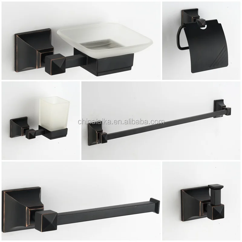 
Modern Bathroom Collections Zinc alloy ORB Bathroom Set Wall-Mounted Accessories For Hotel&Home 