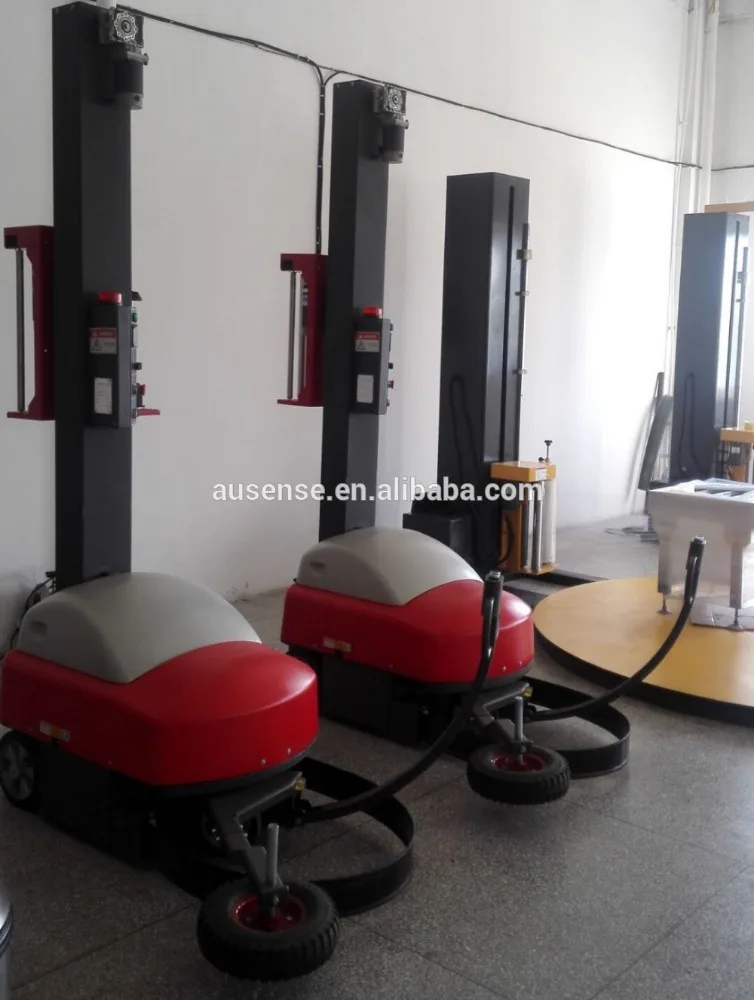 2021 New Condition self-walk wrapping robots machine for very projecting cargo