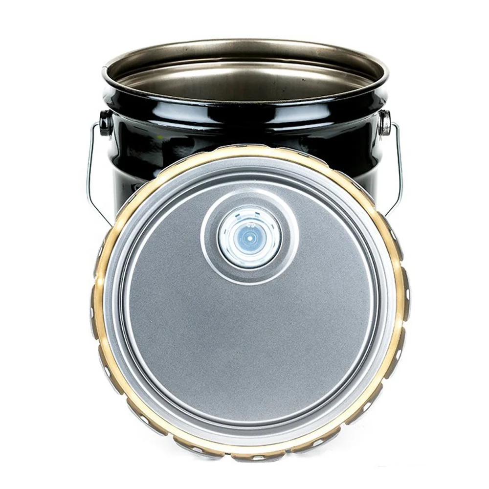 20L metal tin cap with lid and metal handle