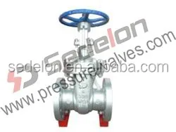 
ASTM A216 WCB Flanged Manual Operated Gate Valve 