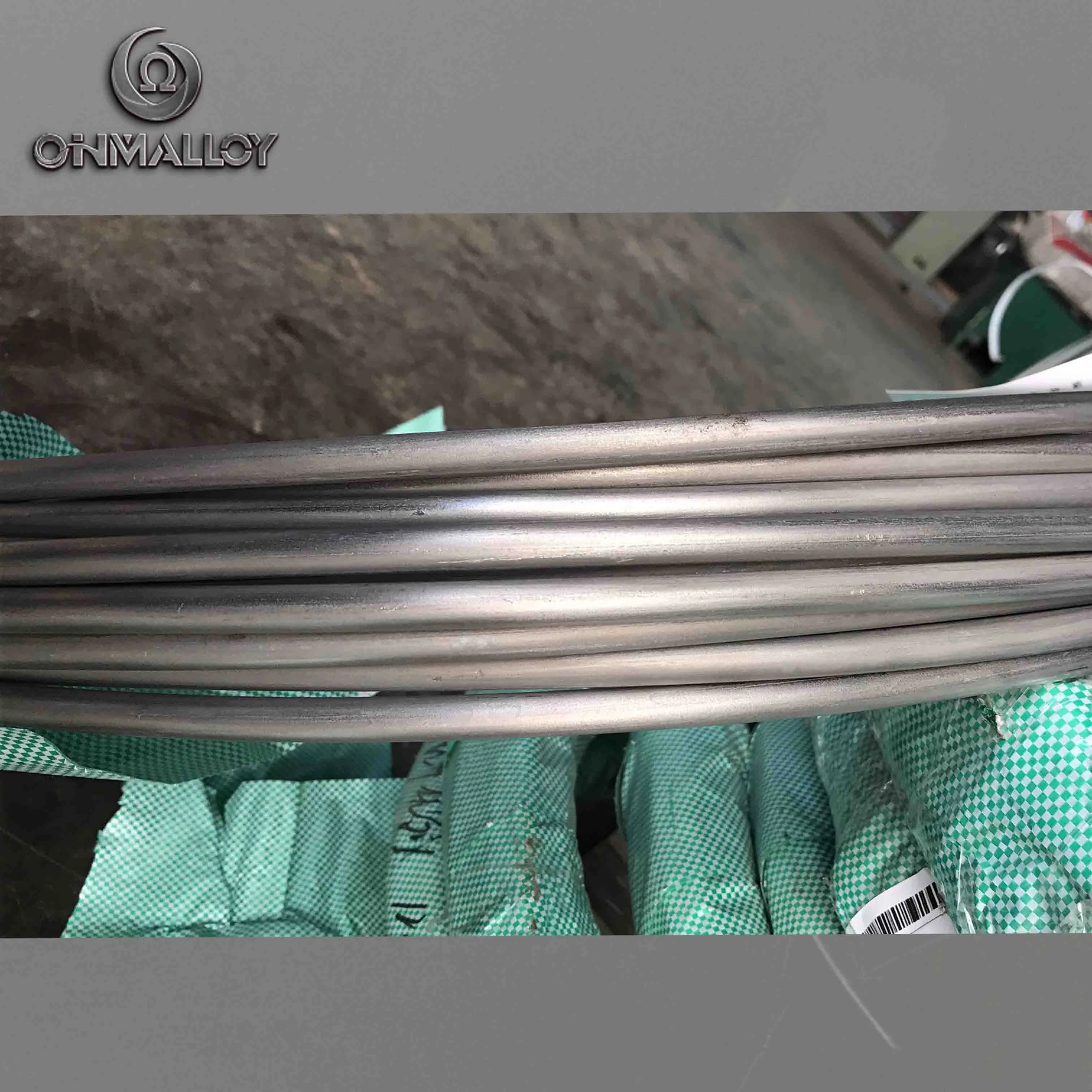 Coiled Nichrome Thermocouple Wire Rod 1200 C Chromel Aumel ANSI Standard Class I 1 Meter Length 10mm