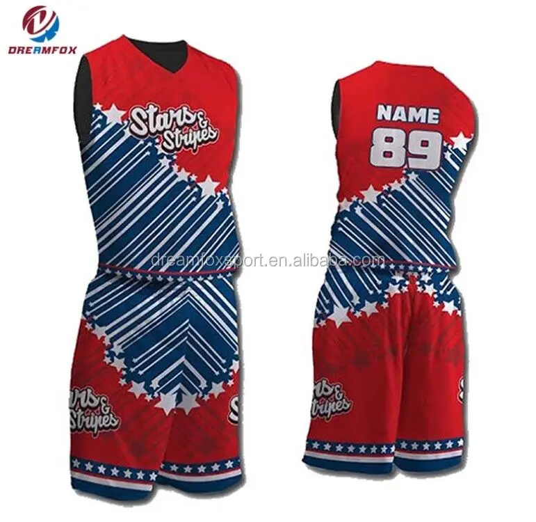 hot new design school team custom sublimated basketball jersey uniform design 2017