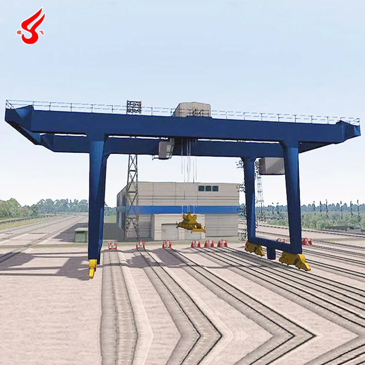 RMG rail container gantry crane 35 tons price for outdoor ports