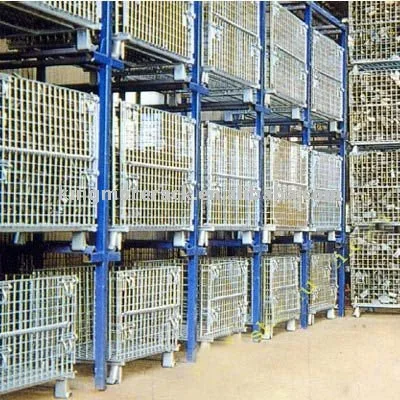 Складной привод в тип Проволочной Сетки Контейнер для поддонов