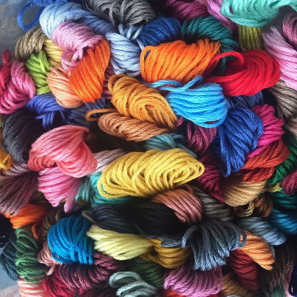 
150 Different DMC Colors Cotton Floss Embroidery Thread Cross Stitch 8.7yds 100% chinese cotton Double Mercerized 