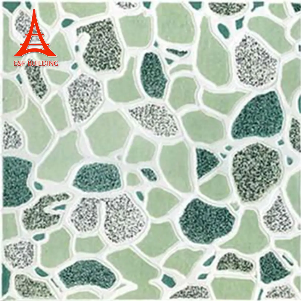 Floor Tile Bathroom Ceramic Green Color Modern Glazed Tile Rustic Tiles for Villa Exterior Interior Wall Decoration Matte