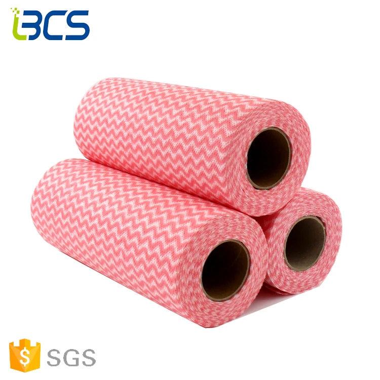 
Non-Woven Biodegradable Dishcloth Disposable Kitchen Wash Cloth In Roll 