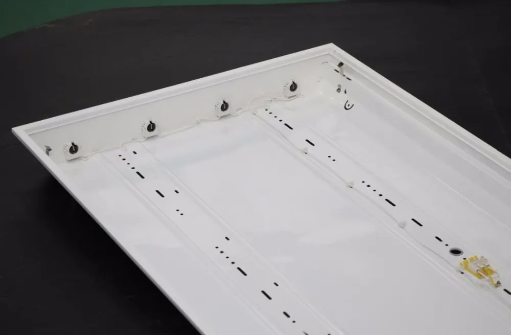 Алюминий жалюзи встраиваемые светодиодные трубки лампы 40 Вт 60 80 дистанционное управление потолок решетка свет для офиса освещение