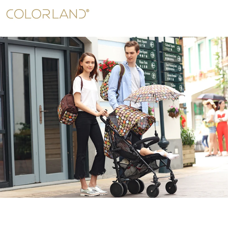 Colorland Medium Size Baby Diaper Changing Bag Stroller Organizer