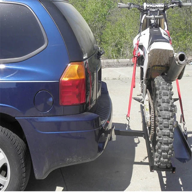 China Manufacture Heavy Duty Hitch Mount Scooter Dirtbike rack car motorcycle carrier