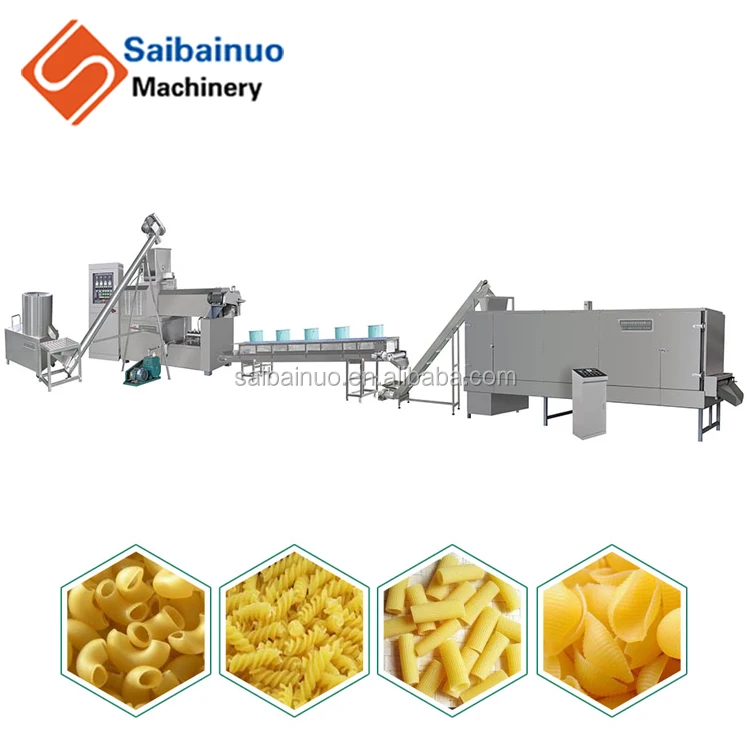 Full-automatic Italian Pasta macaroni making machine processing line