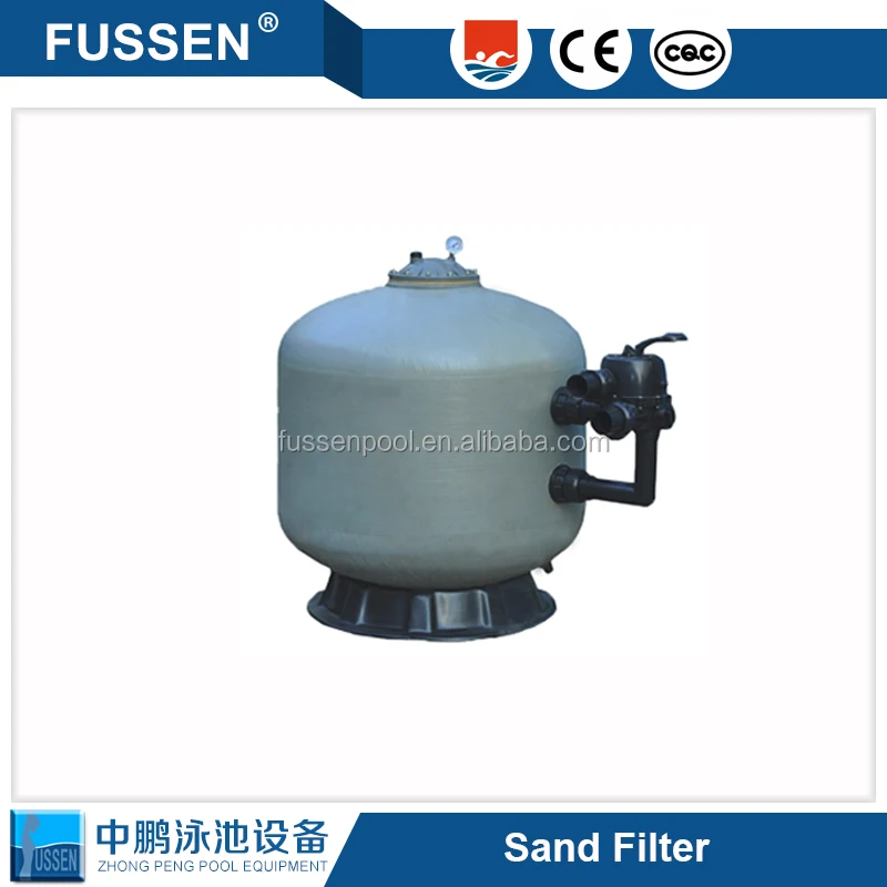 High pressure machine de swimming pool activated carbon filter side mount sand filter